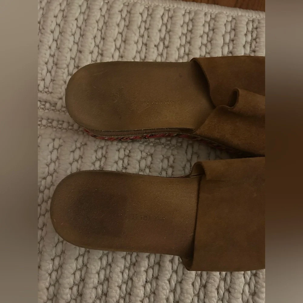Women’s Boho Bohemian Brown Y2K Inspired Granola Hippie Wedge Flip Flop Sandals